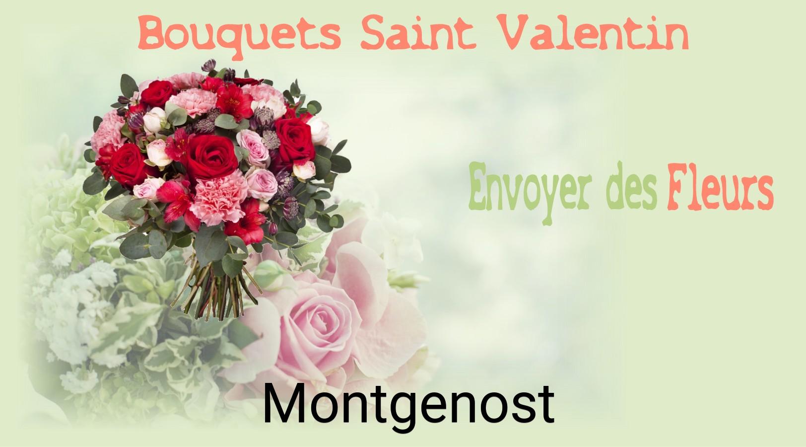 Roses de Saint-Valentin livrées à Montgenost